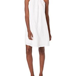28 Palms White Linen Dress
